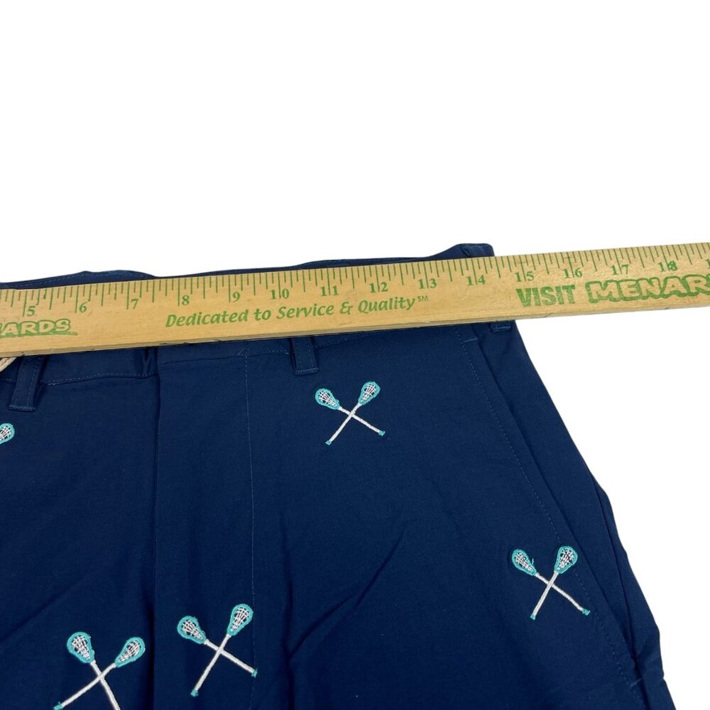 Castaway Nantucket Shorts Sz 28 Mens Blue Pockets Performance Golf Lacrosse - Picture 5 of 7